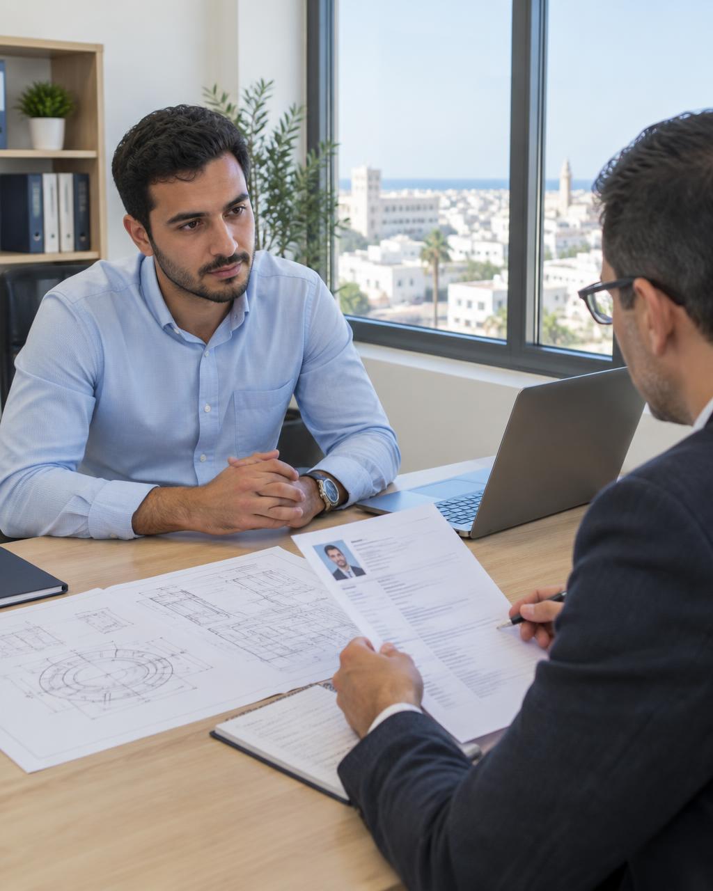 Persönliches Gespräch mit einem Ingenieur in Tunesien